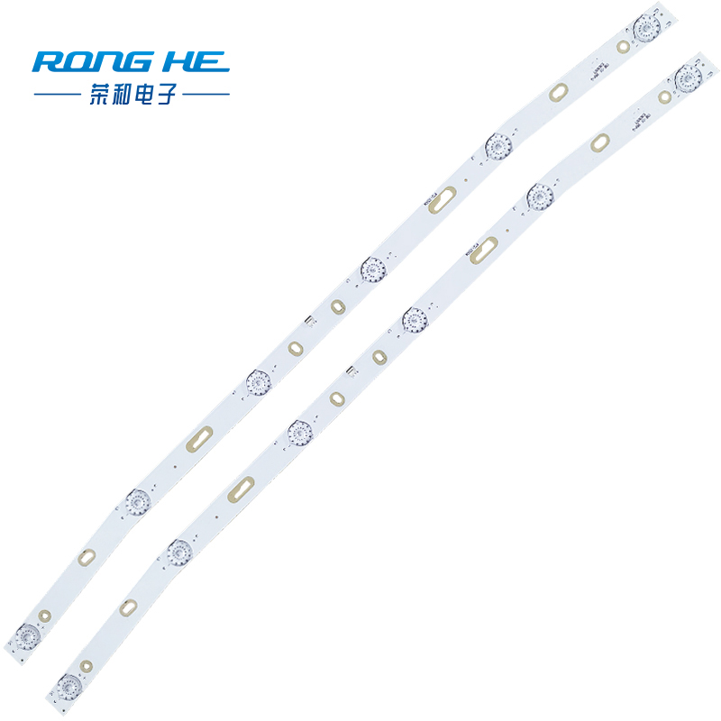 Factory price MS-L1084, 6 lights 6V with triangle optical lens(U Style) LED backlight strip